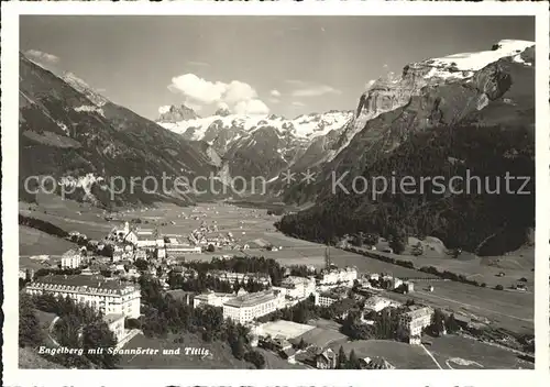 Engelberg OW mit Spannoerter und Titlis Kat. Engelberg