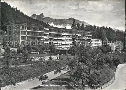 Montana Vermala Sanatorium bernois Le Bellevue Kat. Randogne