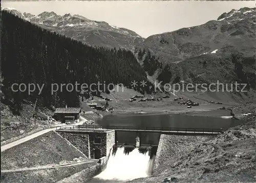 Klosters GR Schlappiner Joch Stausee Kat. Klosters