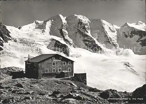 Berninapass Diavolezzahuette und Piz Palue Kat. 