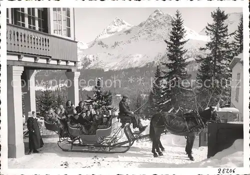 Arosa GR Schlittenfahrt Kat. Arosa