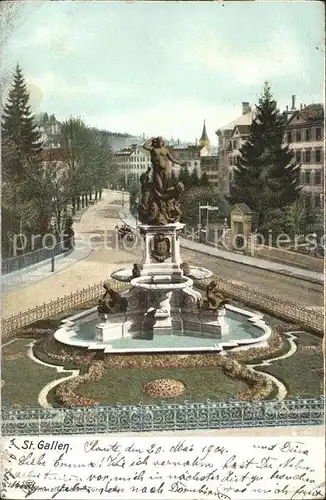 St Gallen SG Brunnen Kat. St Gallen