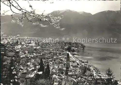 Ascona TI Panorama Lago Maggiore / Ascona /Bz. Locarno