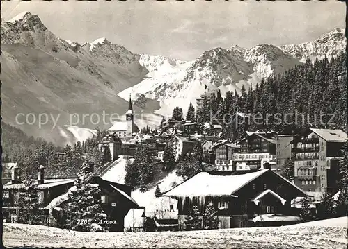 Arosa GR Ortsblick Kat. Arosa