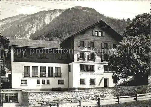 Klosters GR Ferienheim Schweizerhaus Kat. Klosters