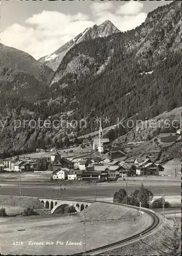 Zernez GR mit Piz Linard Kat. Zernez