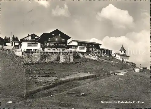 Wergenstein GR Ferienheim Piz Vizan Kat. Wergenstein