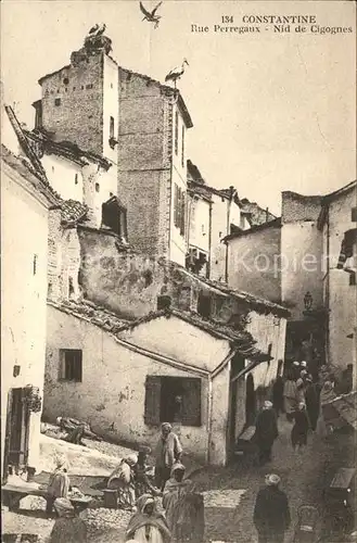 Constantine Rue Perregaux Nid de Cigognes Kat. Algerien