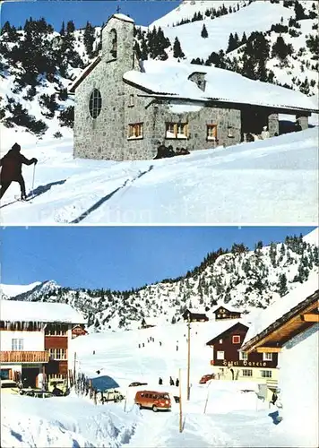 Malbun Wintersportplatz Kapelle Kat. Liechtenstein