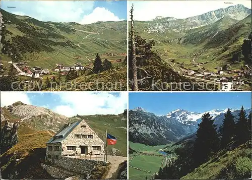 Malbun Panorama Sareisergrat Augstenberg Pfaelzerhuette Bettlerjoch Kat. Liechtenstein