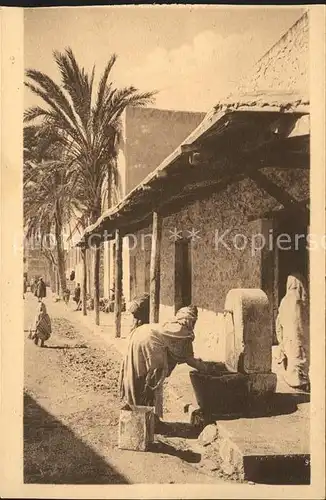 Bou Saada Un coin de la Rue Coumes Kat. Algerien