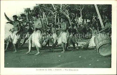 Tahiti Polynesien La danse du Otea Kat. Ozeanien