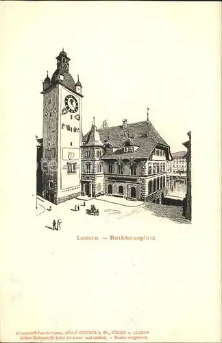 Luzern LU Rathausplatz / Luzern /Bz. Luzern City