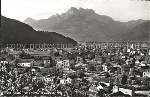 Aigle VD total mit Dents du Midi Kat. Aigle