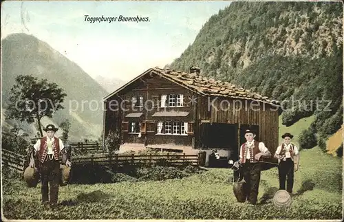 Toggenburg Toggenburger Bauernhaus Senner Kat. Wildhaus