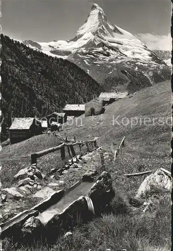 Zermatt VS Findelen mit Matterhorn Kat. Zermatt