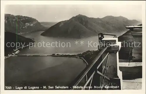 Lago di Lugano M. San Salvatore  Monte Generoso Kat. Italien