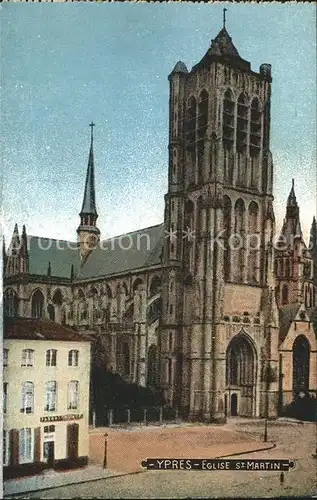 Ypres Ypern West Vlaanderen Eglise St Martin Kat. 