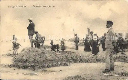 Heyst sur Mer Flandre Heure des Bains Plage Kat. 