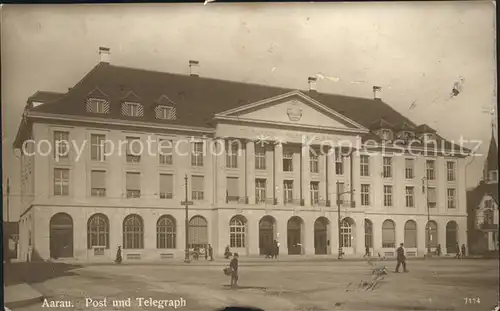 Aarau AG Post und Telegraphen Gebaeude Kat. Aarau