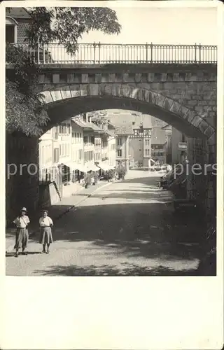 Aarau AG Strassenpartie Bruecken Unterfuehrung Kat. Aarau