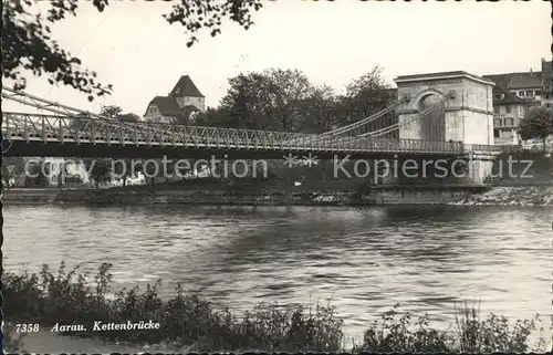 Aarau AG Kettenbruecke Kat. Aarau