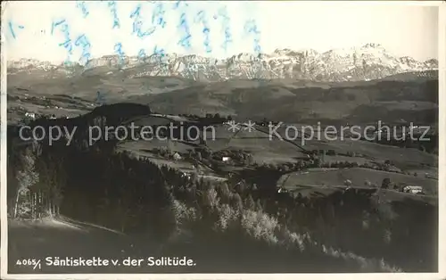 Saentis AR Saentiskette von der Solituede Kat. Saentis