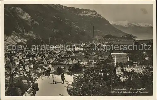 Interlaken BE mit Heimwehfluh Harder und Rothorn Kat. Interlaken