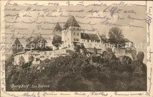 Burgdorf Bern Schloss Kat. Hasle Burgdorf