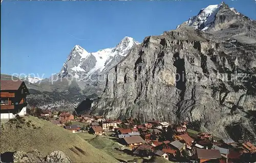 Muerren BE Eiger Moench Jungfrau Kat. Muerren