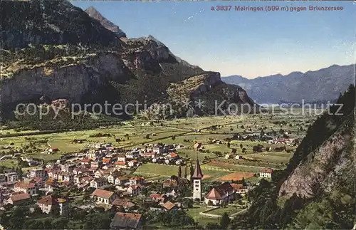 Meiringen BE gegen Brienzersee Kat. Meiringen