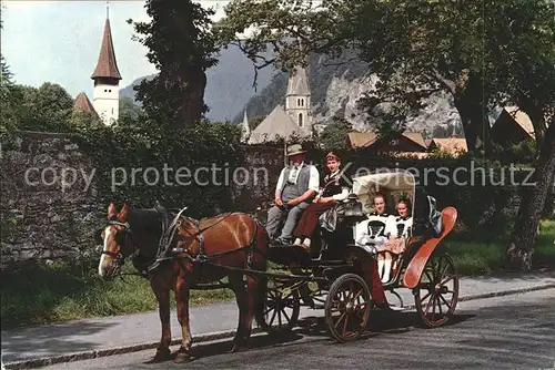 Interlaken BE Pferde Kutschfahrt Kat. Interlaken