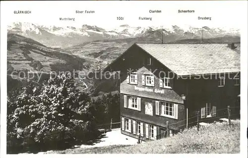 Hoernli Kulm Berggasthaus Hoernli mit Alpenpanorama Kat. Hoernli