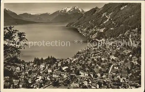 Gersau Vierwaldstaettersee Panorama mit Pilatus /  /