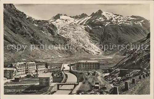 Gletsch Rhonegletscher Kat. Rhone