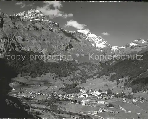 Leukerbad Loeche les Bains Rinderhorn Balmhorn Kat. Loeche les Bains