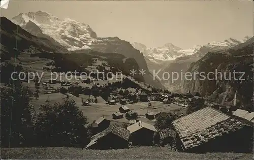 Wengen BE Panorama Kat. Wengen