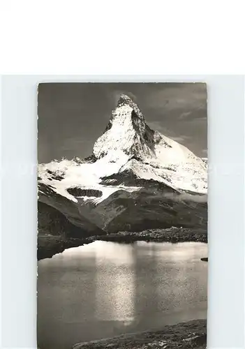 Zermatt VS Stellisee mit Matterhorn Kat. Zermatt