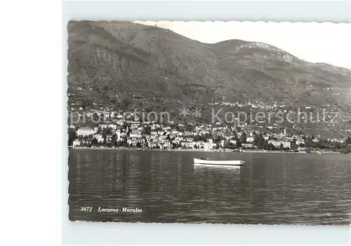 Locarno mit Muralto und Lago Maggiore / Locarno /Bz. Locarno