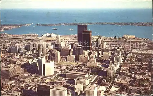 Toronto Canada Aerial view of Downtown Toronto Bay Harbour Kat. Ontario