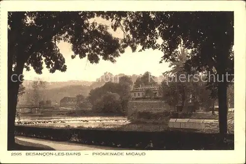 Besancon les Bains Promenade Micaud Kat. Besancon Doubs