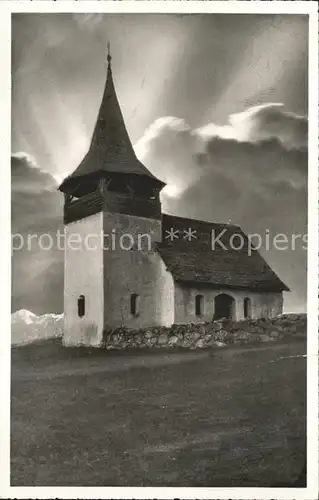 Sertig Doerfli Kirche  Kat. Sertigpass