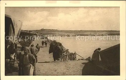 Mossoul Pont de bateaux Plaine de Ninive Mission Dominicaine de Mesopotamie