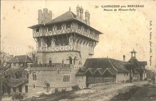 Garrigues Bergerac Maison de Mounet Sully