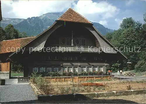 Brienz BE Schweizer Freilichtmuseum Ballenberg Bauernhaus Ostermundigen Bern Kat. Brienz