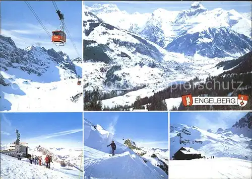 Truebsee OW Panorama Seilbahn Gipfelstation Kleintitlis Restaurant Alpstuebli Kat. Engelberg