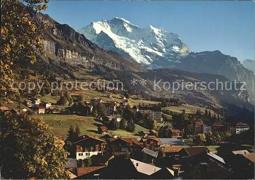 Wengen BE mit Jungfrau Kat. Wengen