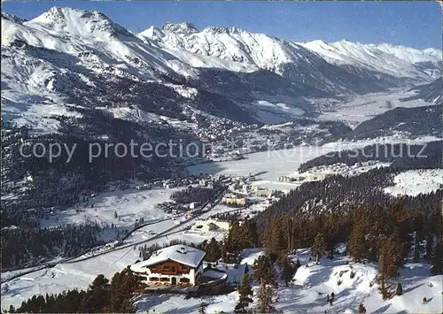 St Moritz GR Bergrestaurant Hahnensee mit Oberengadin Kat. St Moritz