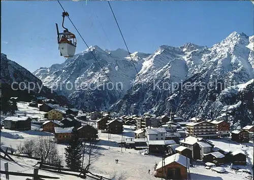 Graechen VS Sesselbahn Hannigalp Weisshorn Bishorn Barrhorn Kat. Graechen