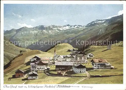 Ober Gurgl  Kat. Oesterreich